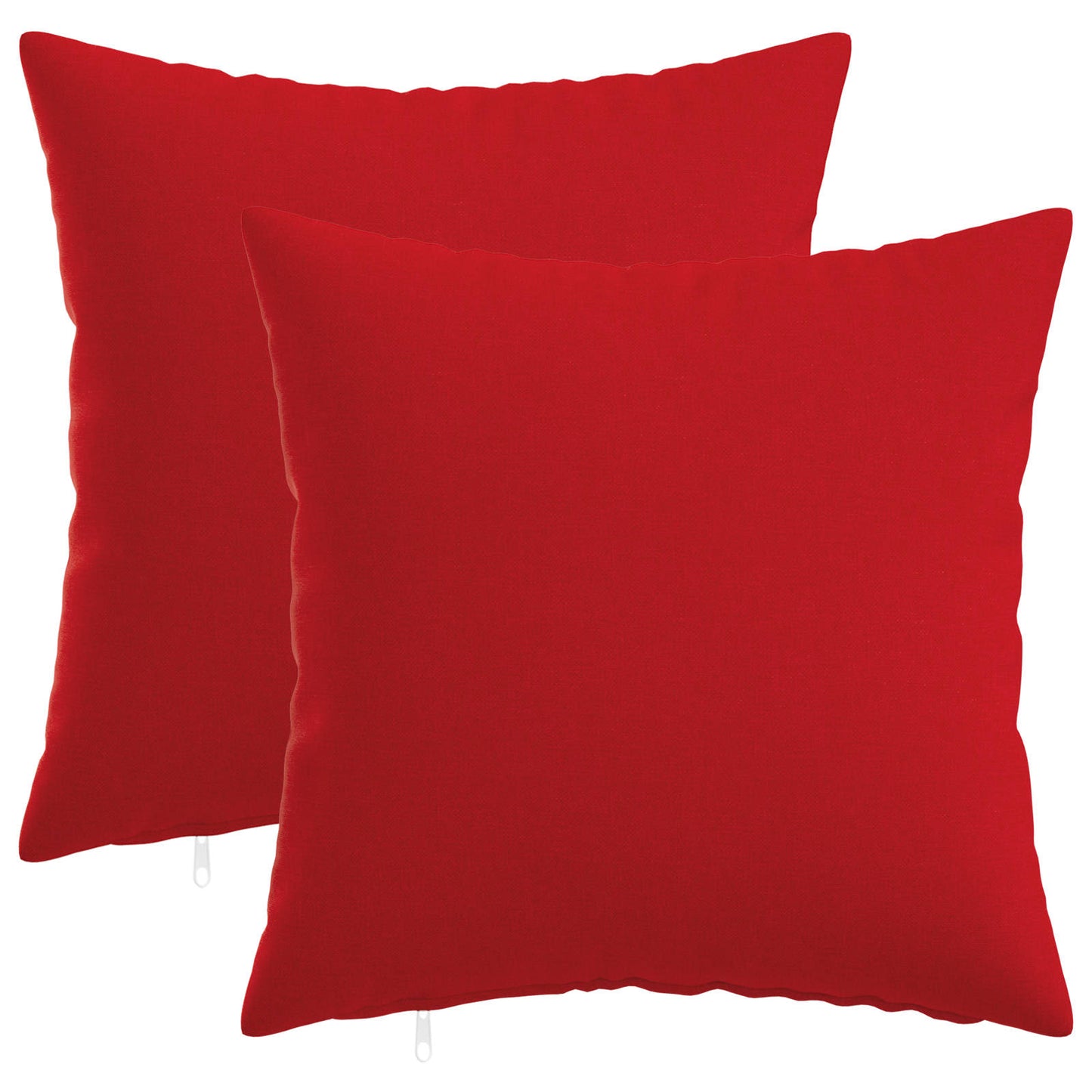 vidaXL Cushion with Pillow HEERLEN 2 pcs Red Fabric