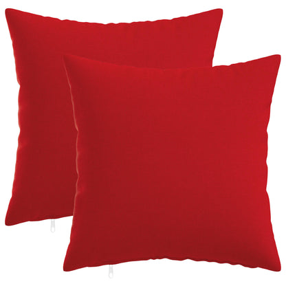 vidaXL Cushion with Pillow HEERLEN 2 pcs Red Fabric