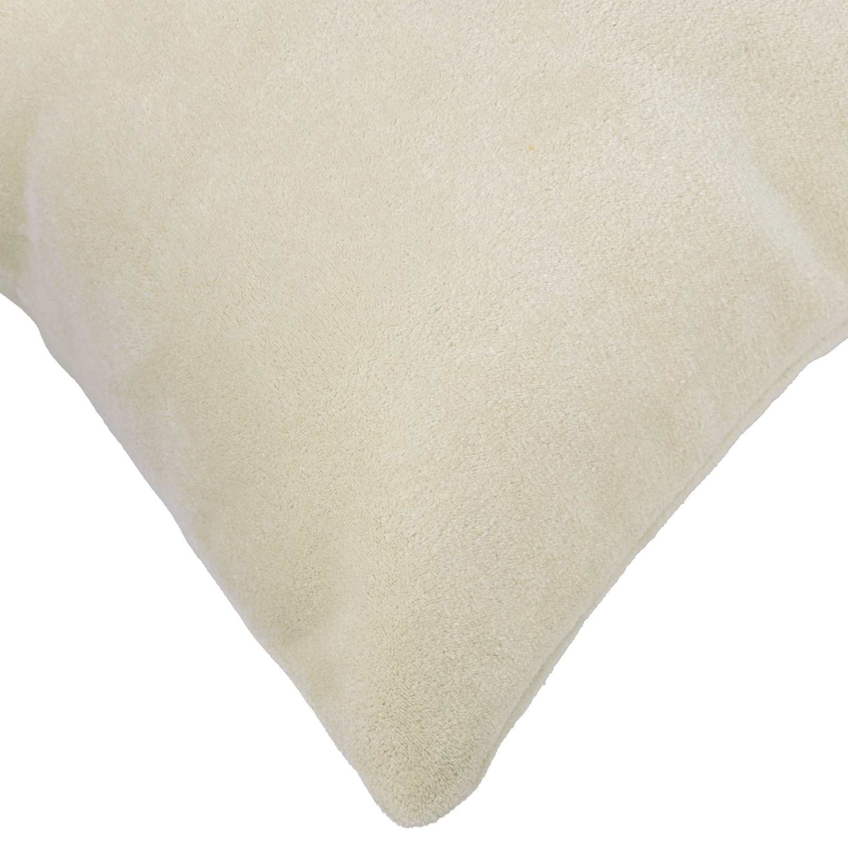 vidaXL Cushion with Pillow HEERLEN 12 pcs Cream Microfiber Fleece