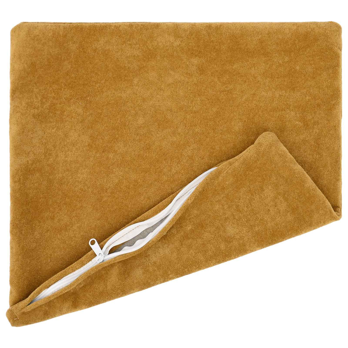 vidaXL Cushion with Pillow HEERLEN 6 pcs Yellow Microfiber Fleece