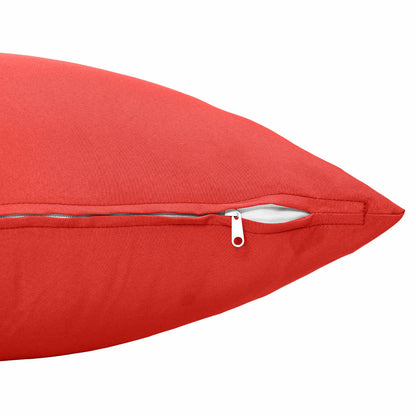 vidaXL Cushion with Pillow HEERLEN 2 pcs Red Polyester