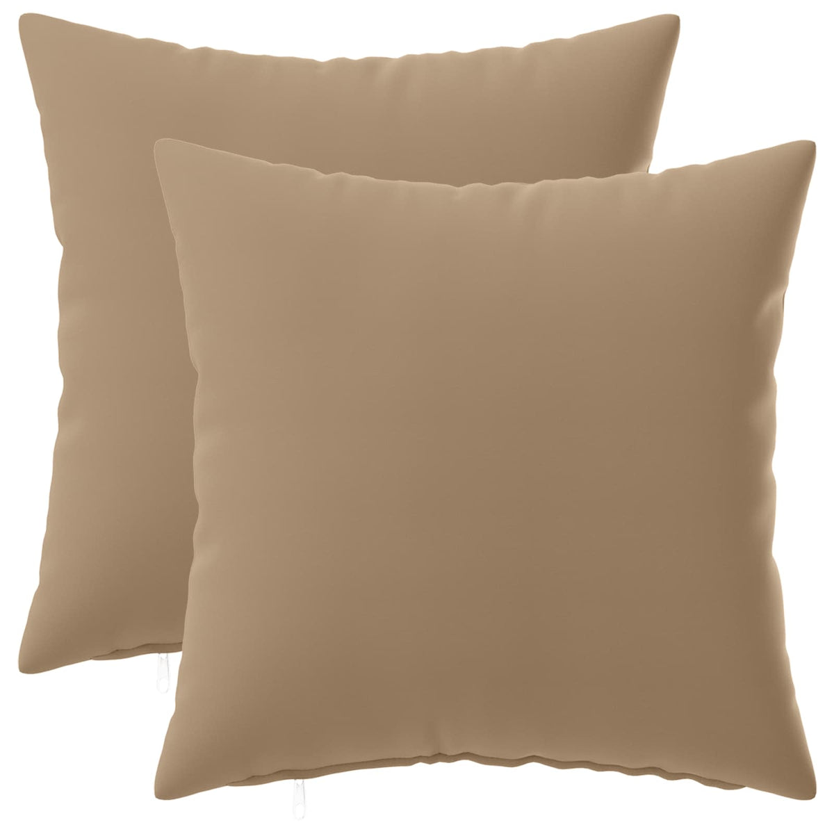 vidaXL Cushion with Pillow HEERLEN 2 pcs Taupe Polyester