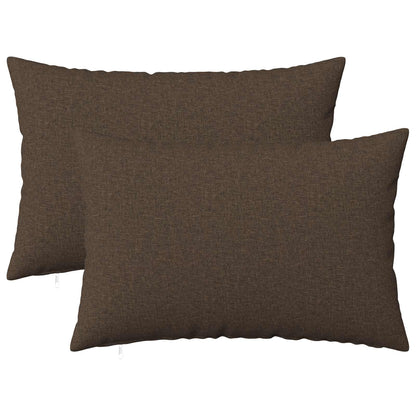vidaXL Cushion with Pillow HEERLEN 2 pcs Taupe Fabric