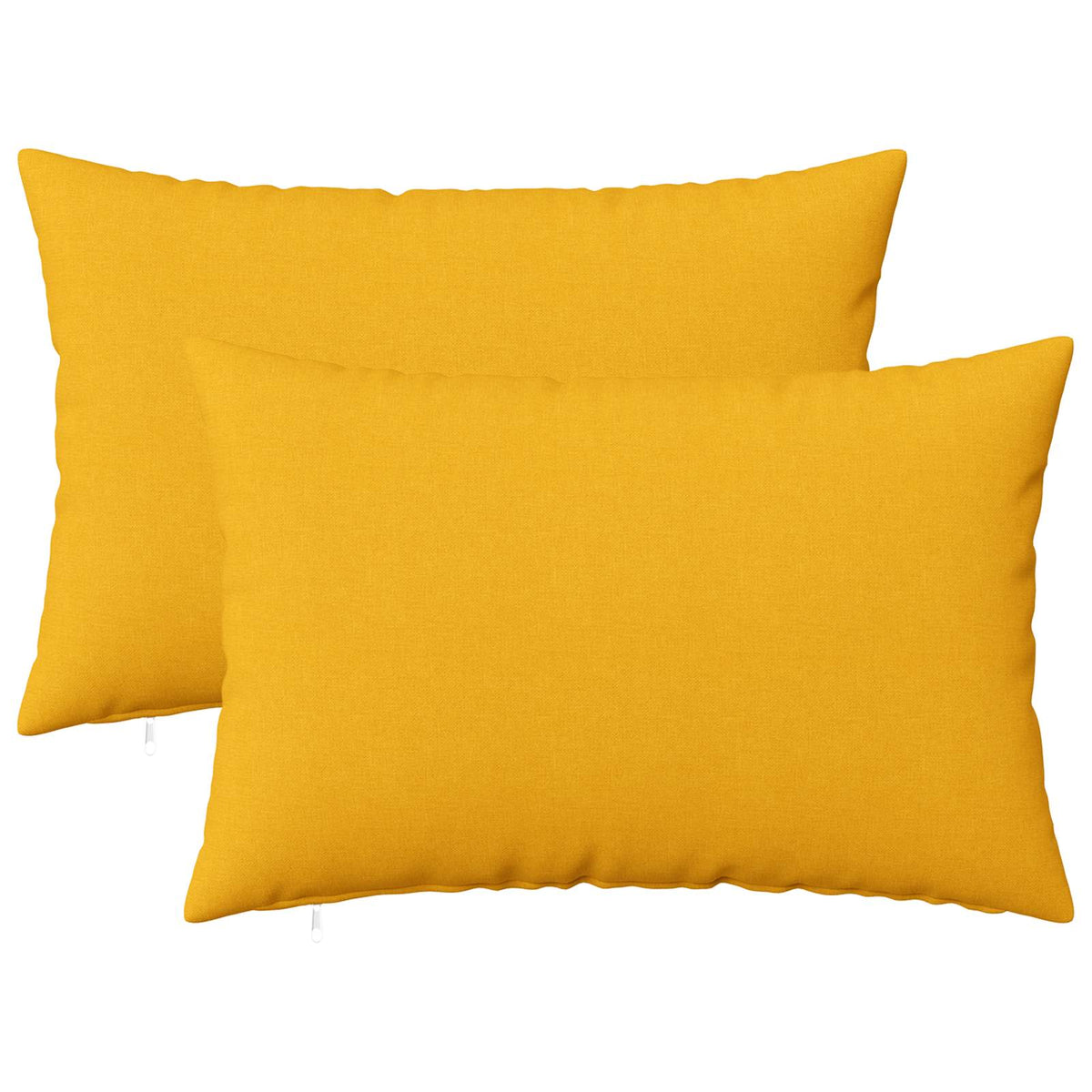 vidaXL Cushion with Pillow HEERLEN 2 pcs Light Yellow Fabric