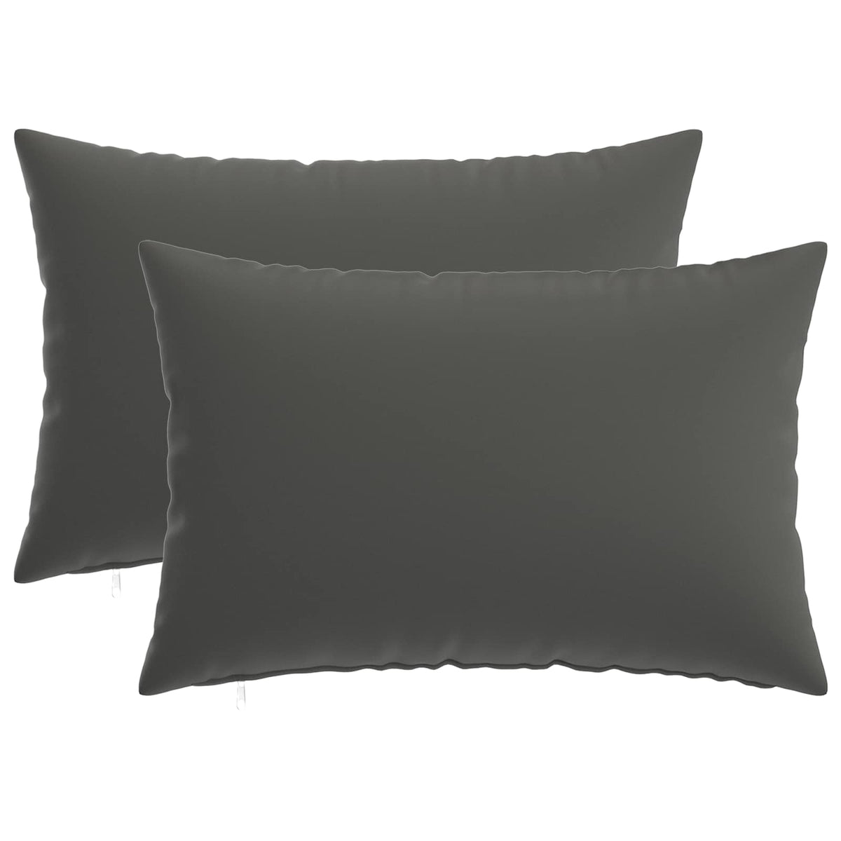 vidaXL Cushion with Pillow HEERLEN 2 pcs Anthracite Polyester