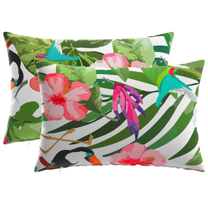 vidaXL Cushion with Pillow HEERLEN 2 pcs Multicolour Polyester