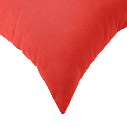 vidaXL Cushion with Pillow HEERLEN 2 pcs Red Polyester