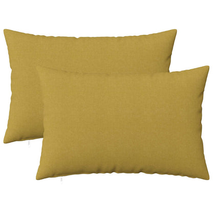 vidaXL Cushion with Pillow HEERLEN 2 pcs Light Green Fabric