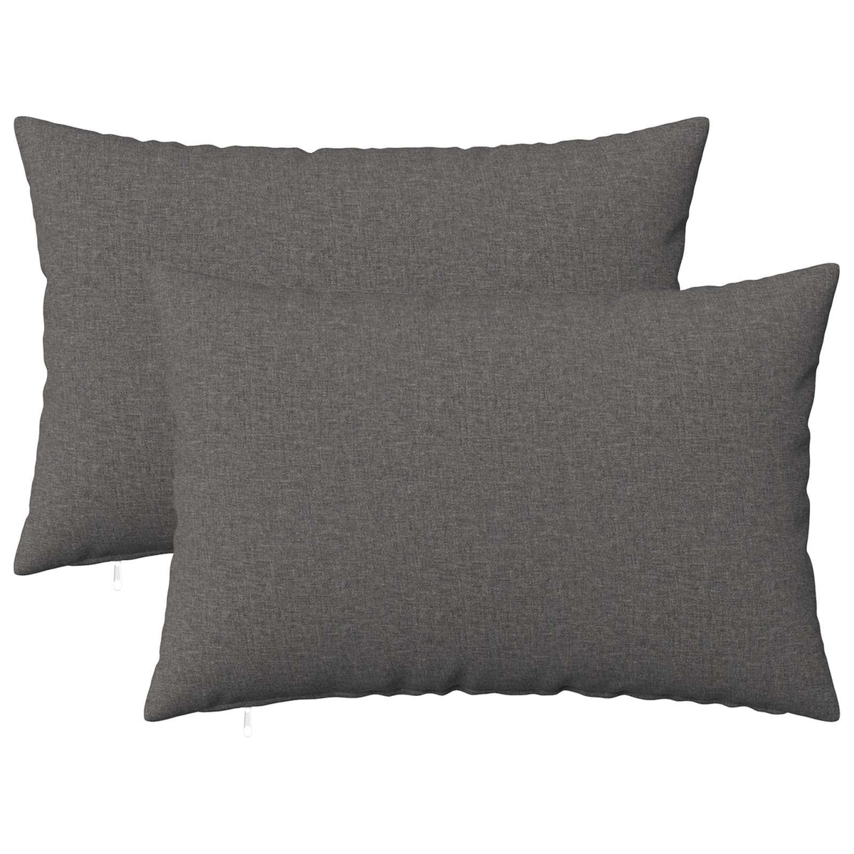vidaXL Cushion with Pillow HEERLEN 2 pcs Light Grey Fabric