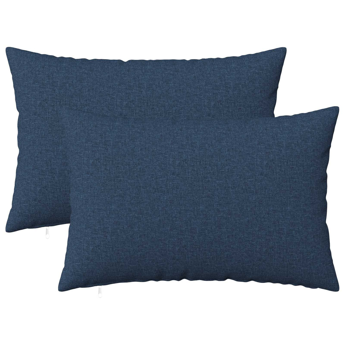 vidaXL Cushion with Pillow HEERLEN 2 pcs Blue Fabric