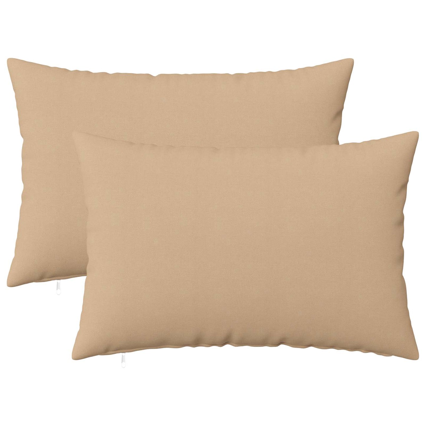 vidaXL Cushion with Pillow HEERLEN 2 pcs Cream Fabric