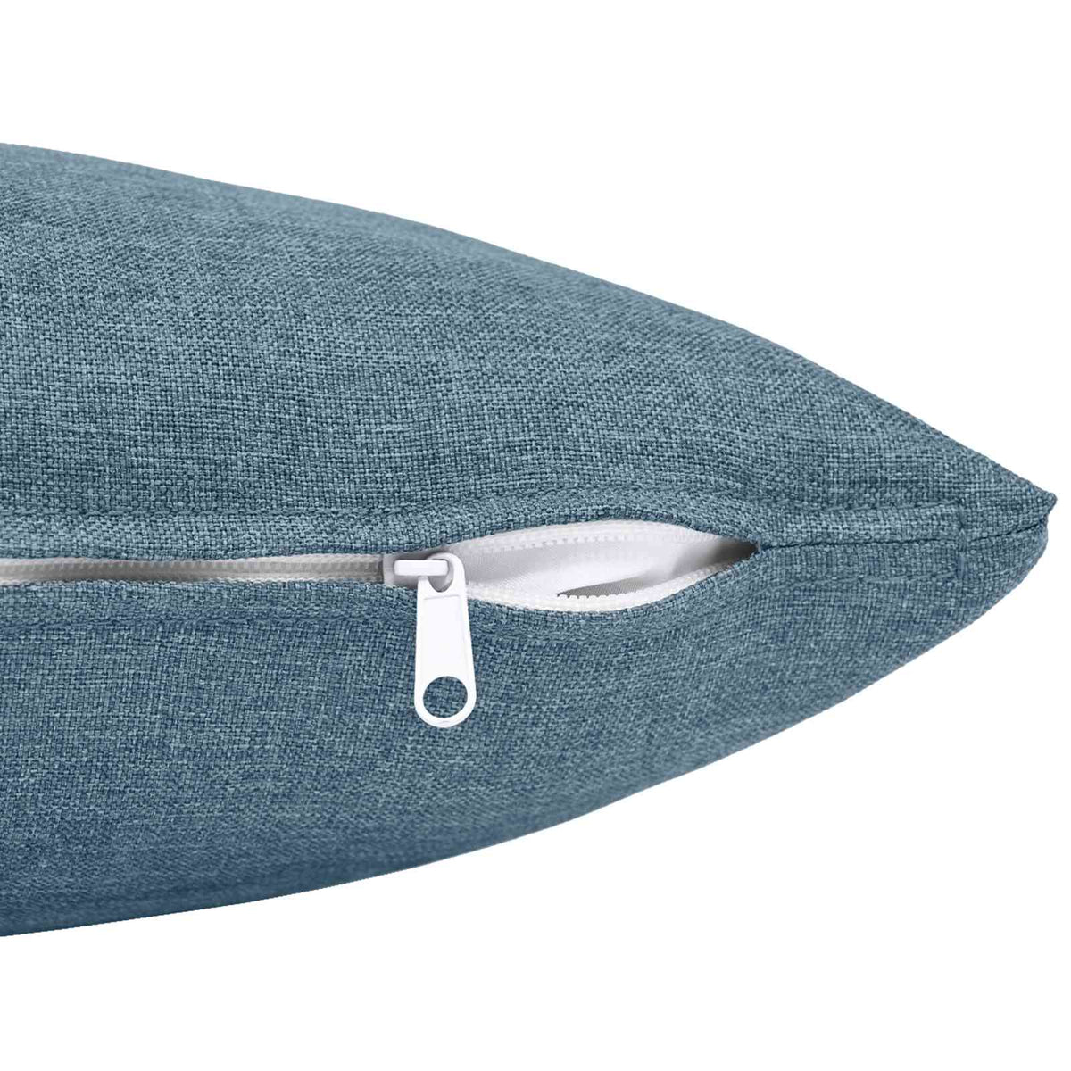 vidaXL Cushion with Pillow HEERLEN 2 pcs Jeans Blue Fabric