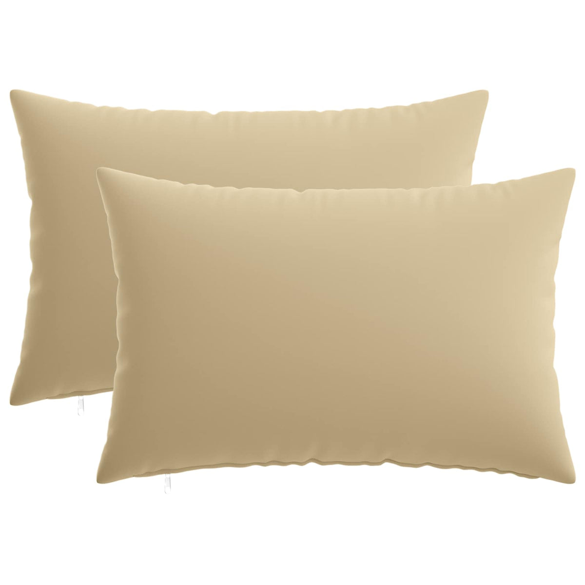 vidaXL Cushion with Pillow HEERLEN 2 pcs Beige Polyester