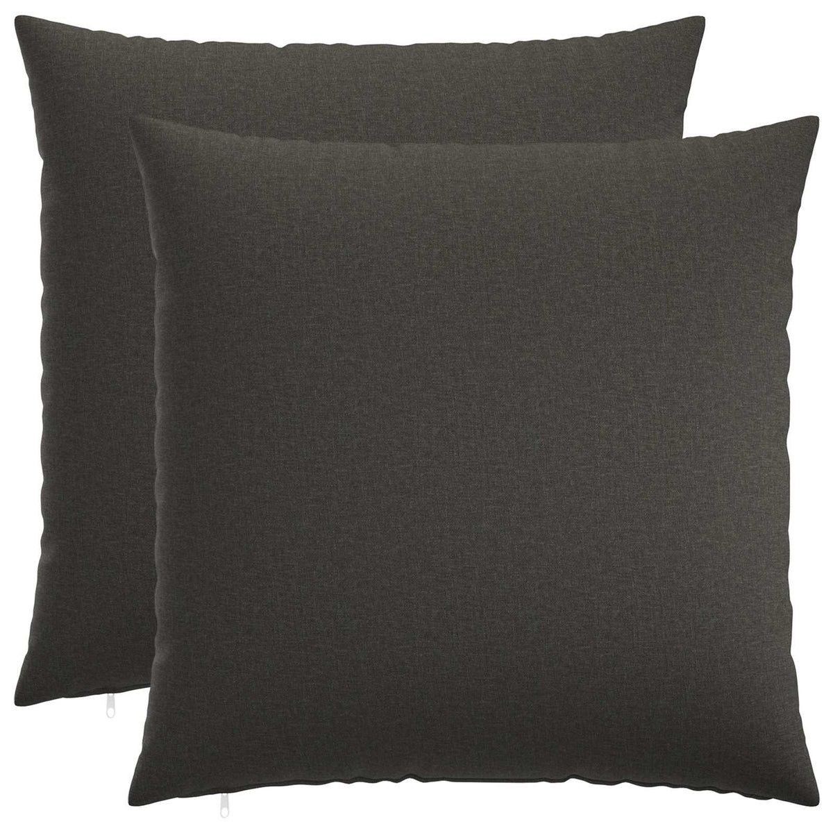 vidaXL Cushion with Pillow HEERLEN 2 pcs Dark Grey Fabric