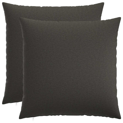 vidaXL Cushion with Pillow HEERLEN 2 pcs Dark Grey Fabric
