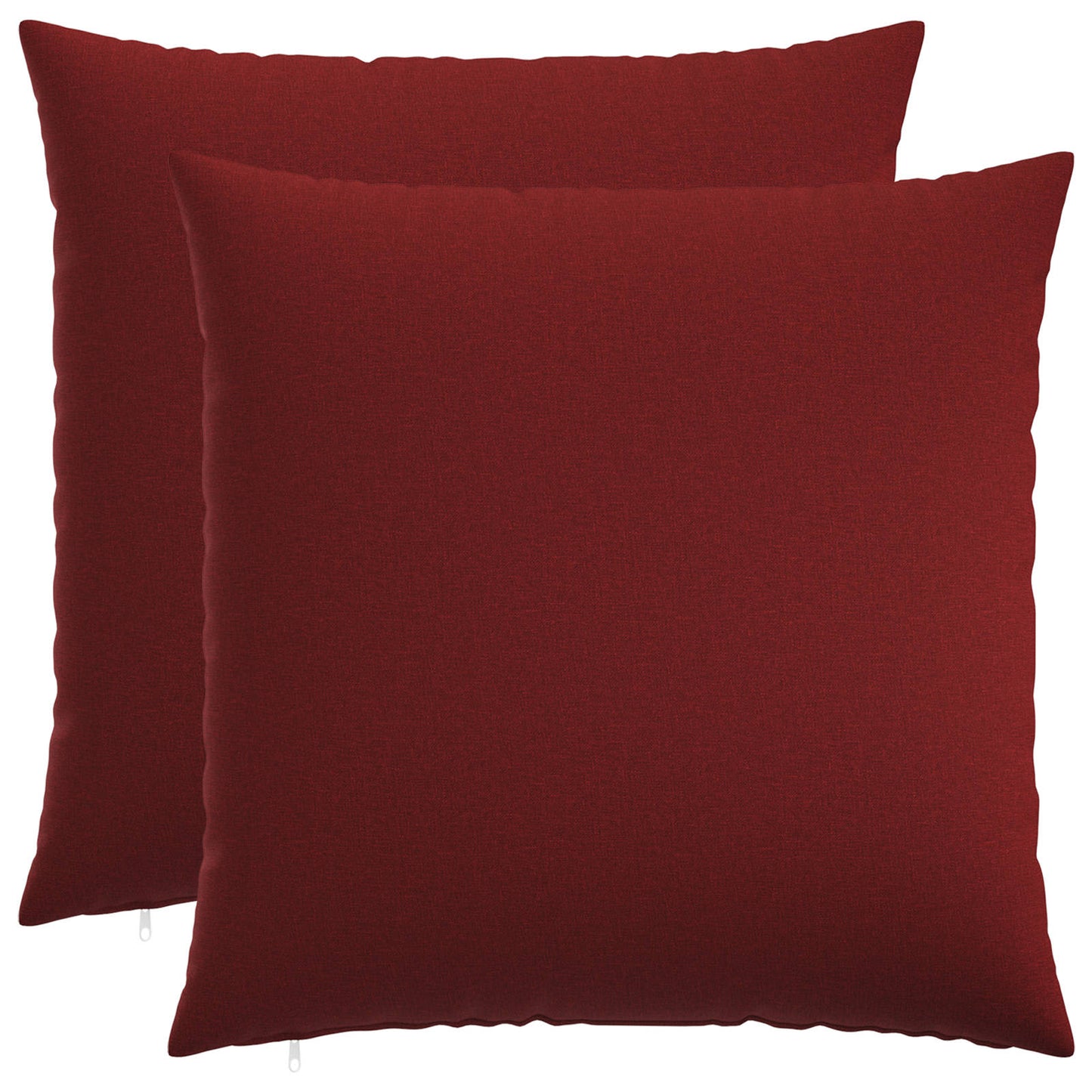 vidaXL Cushion with Pillow HEERLEN 2 pcs Wine Red Fabric