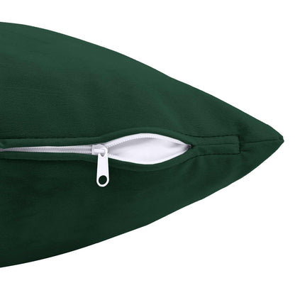 vidaXL Cushion with Pillow HEERLEN 2 pcs Dark Green Velvet