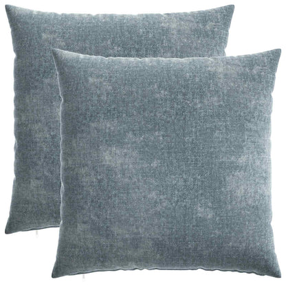vidaXL Throw Pillow 2 pcs HEERLEN Light Blue 55 x 55 cm