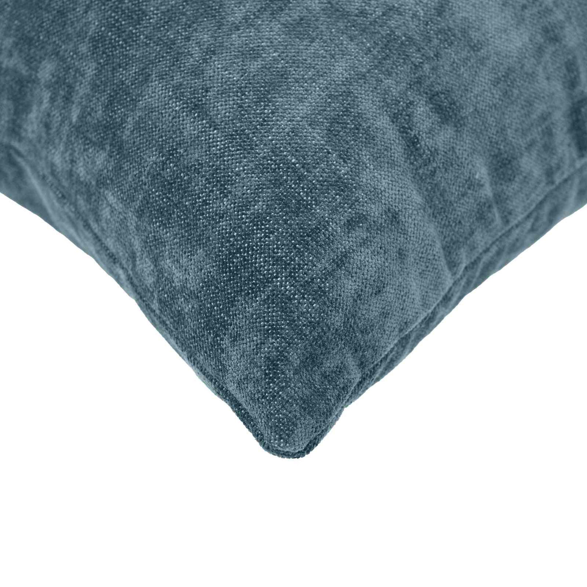 vidaXL Throw Pillow 2 pcs HEERLEN Blue 55 x 55 cm Chenille Fabric