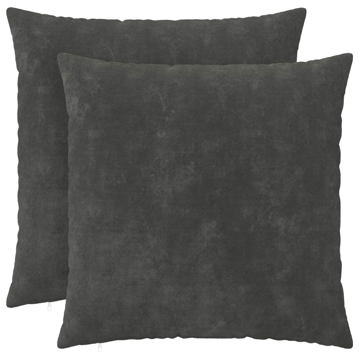 vidaXL Cushion with Pillow HEERLEN 2 pcs Anthracite Microfiber Fleece