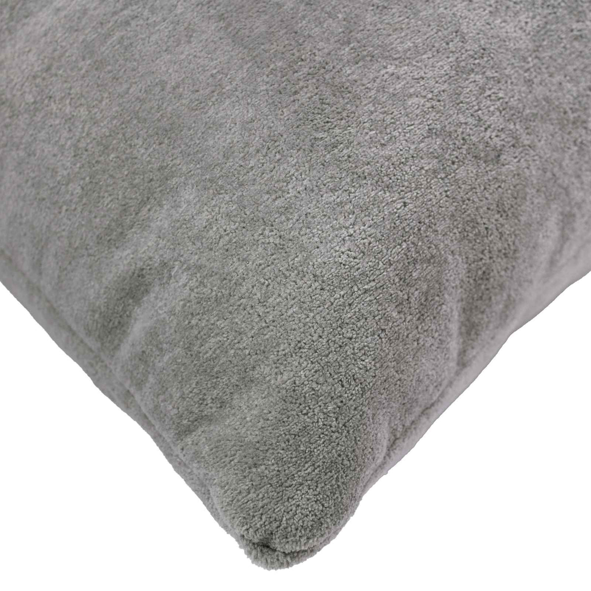 vidaXL Cushion with Pillow HEERLEN 2 pcs Light Grey Microfiber Fleece
