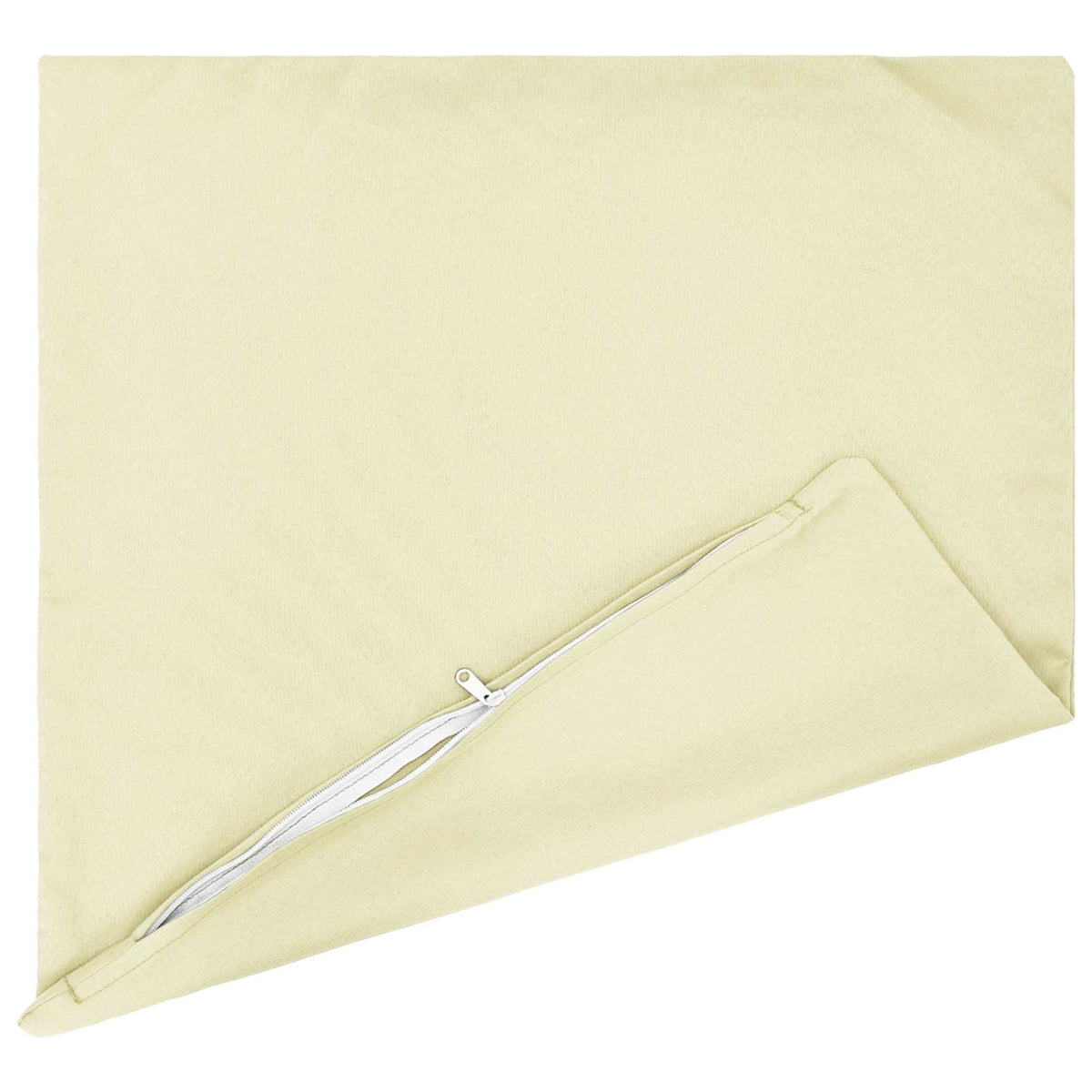 vidaXL Cushion with Pillow HEERLEN 2 pcs Cream Polyester