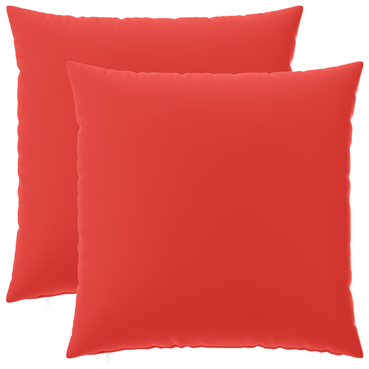 vidaXL Cushion with Pillow HEERLEN 2 pcs Red Polyester