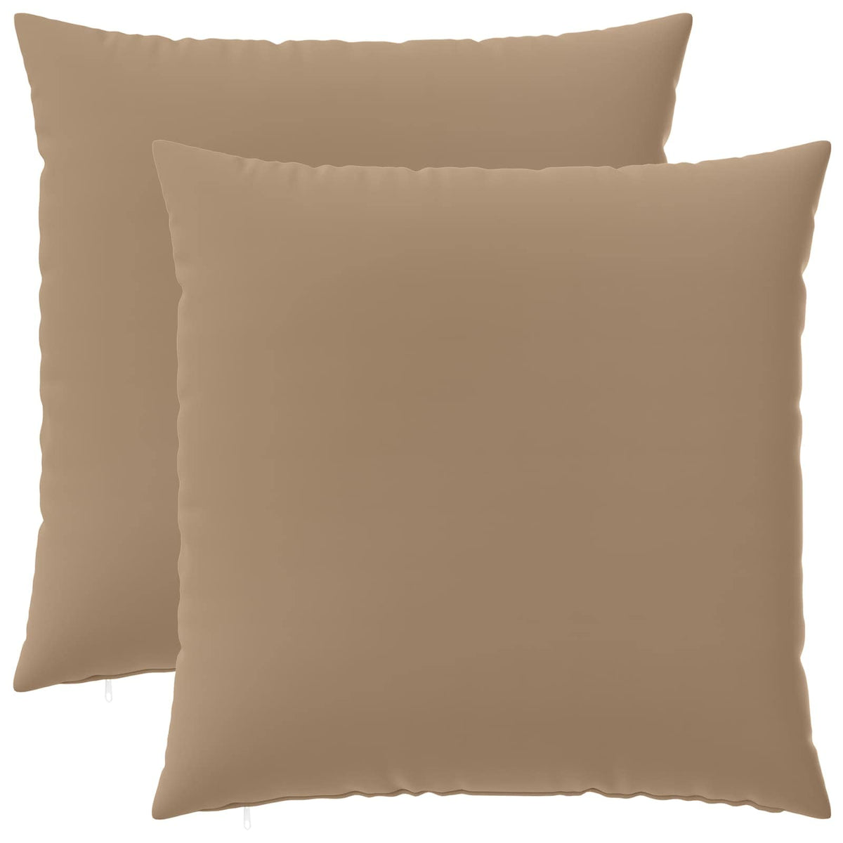 vidaXL Cushion with Pillow HEERLEN 2 pcs Taupe Polyester