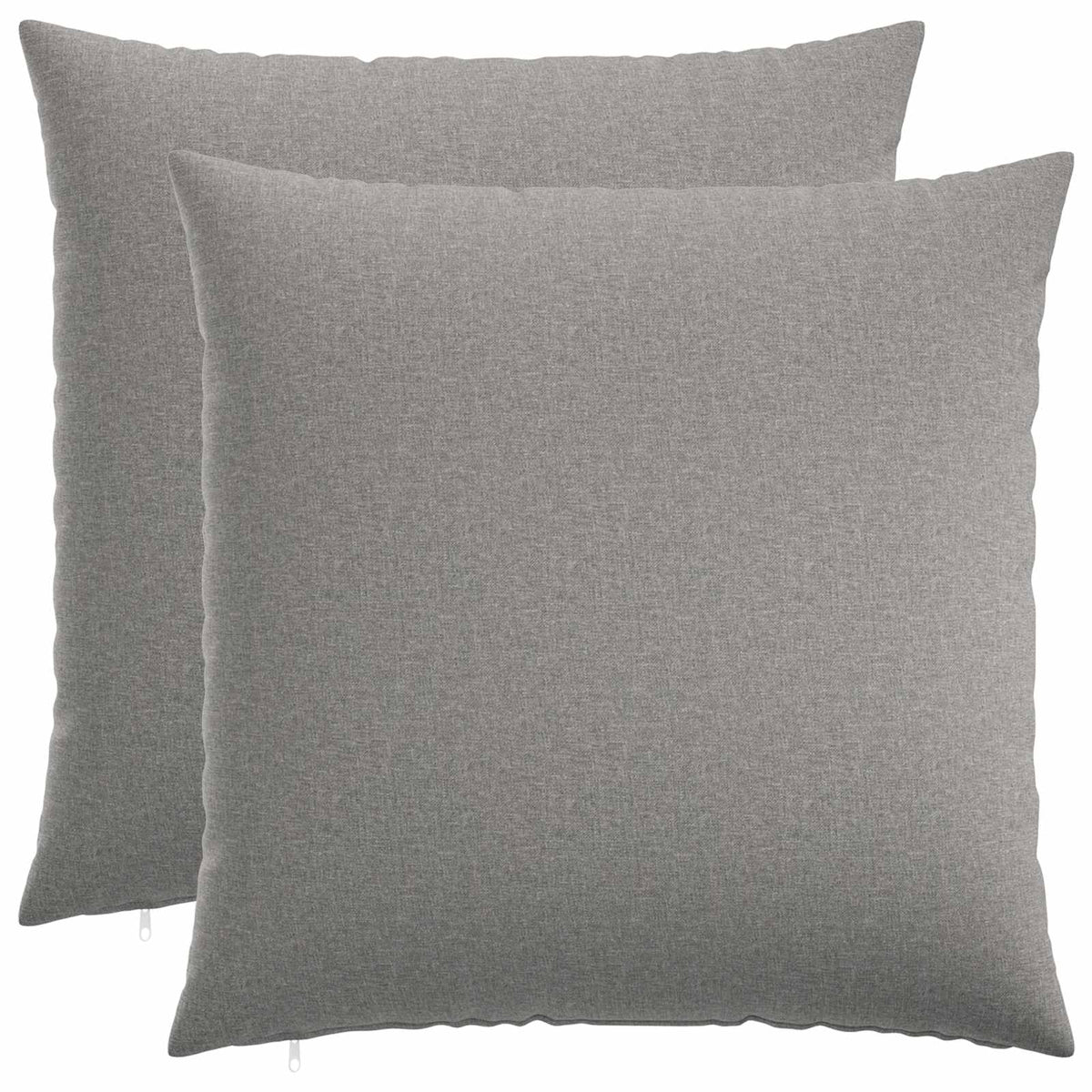 vidaXL Cushion with Pillow HEERLEN 2 pcs Cloud Grey Fabric