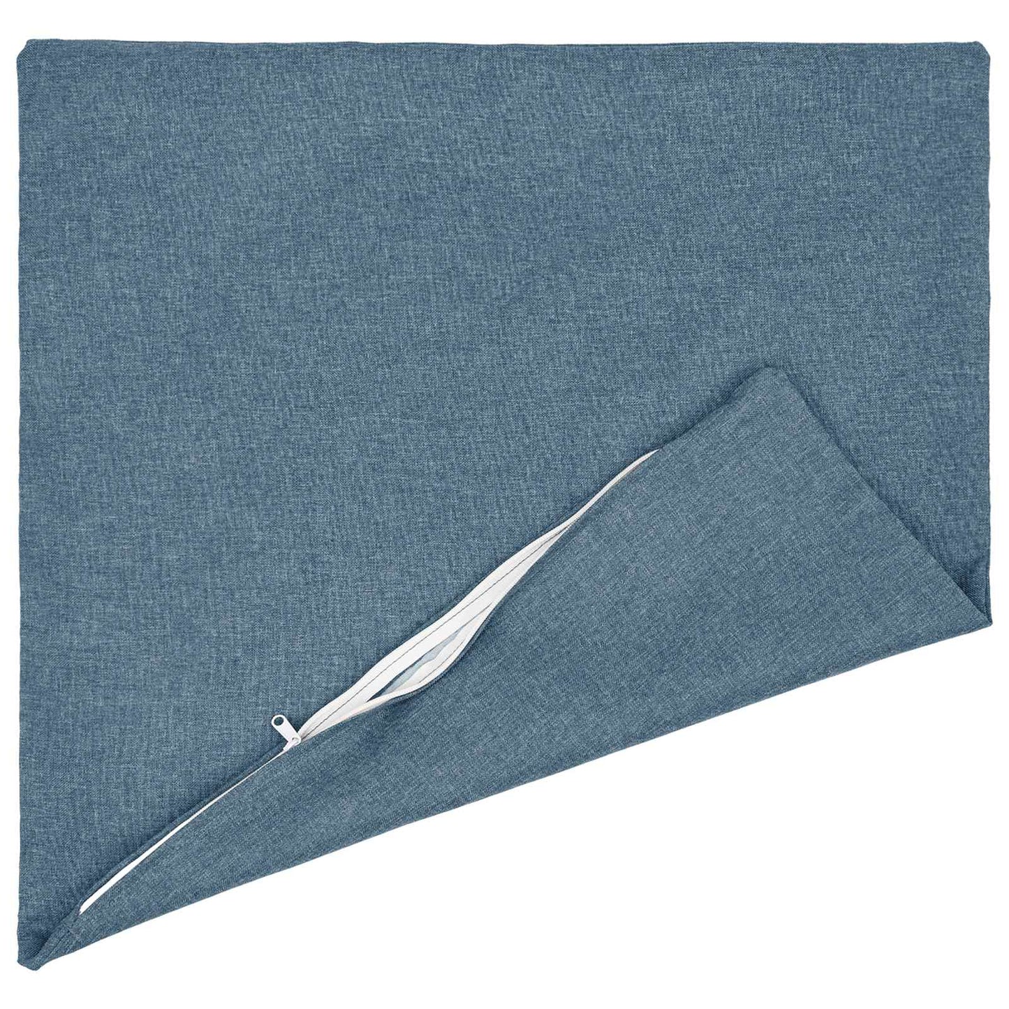 vidaXL Cushion with Pillow HEERLEN 2 pcs Jeans Blue Fabric