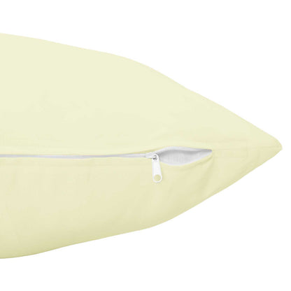 vidaXL Cushion with Pillow HEERLEN 2 pcs Cream Polyester