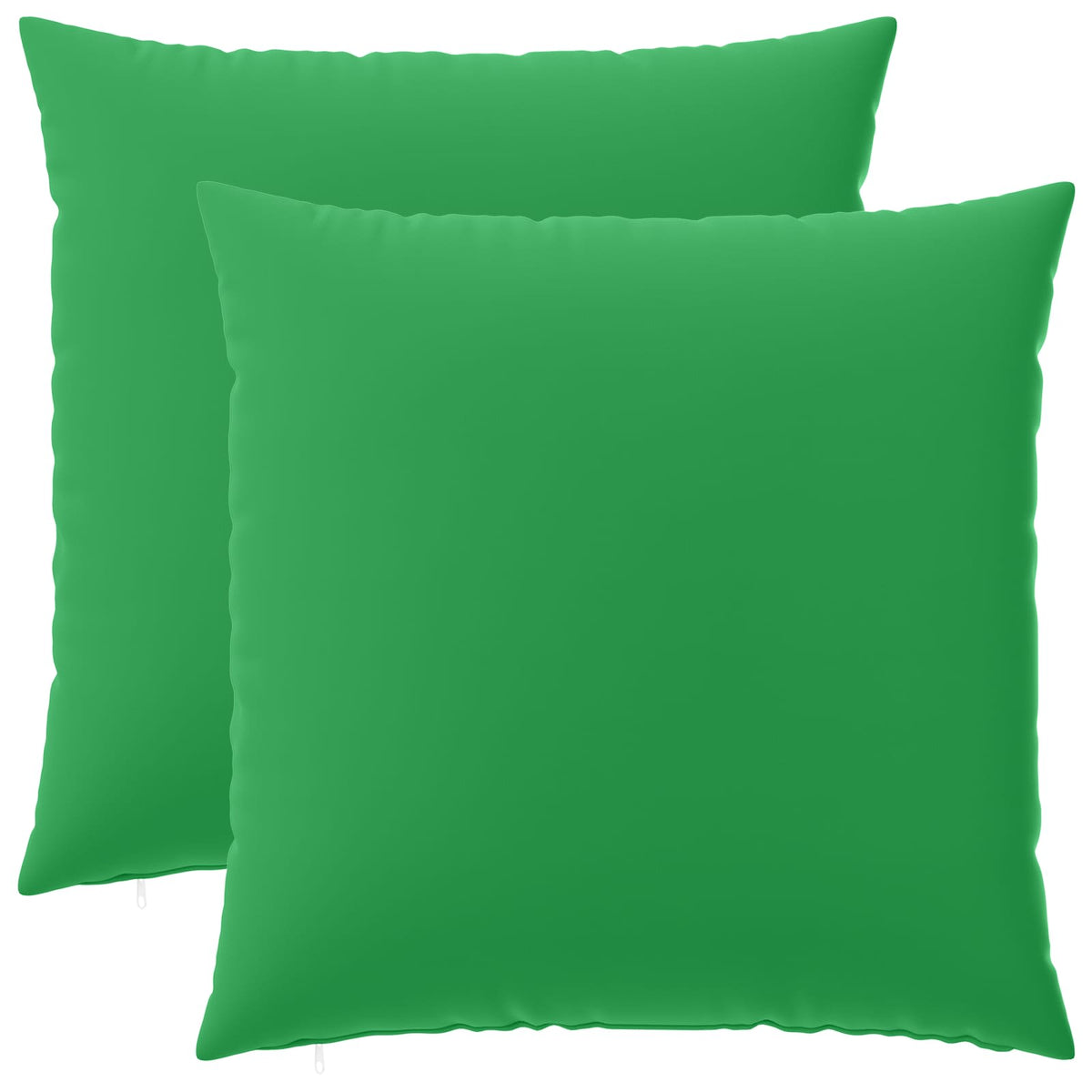 vidaXL Cushion with Pillow HEERLEN 2 pcs Green Polyester