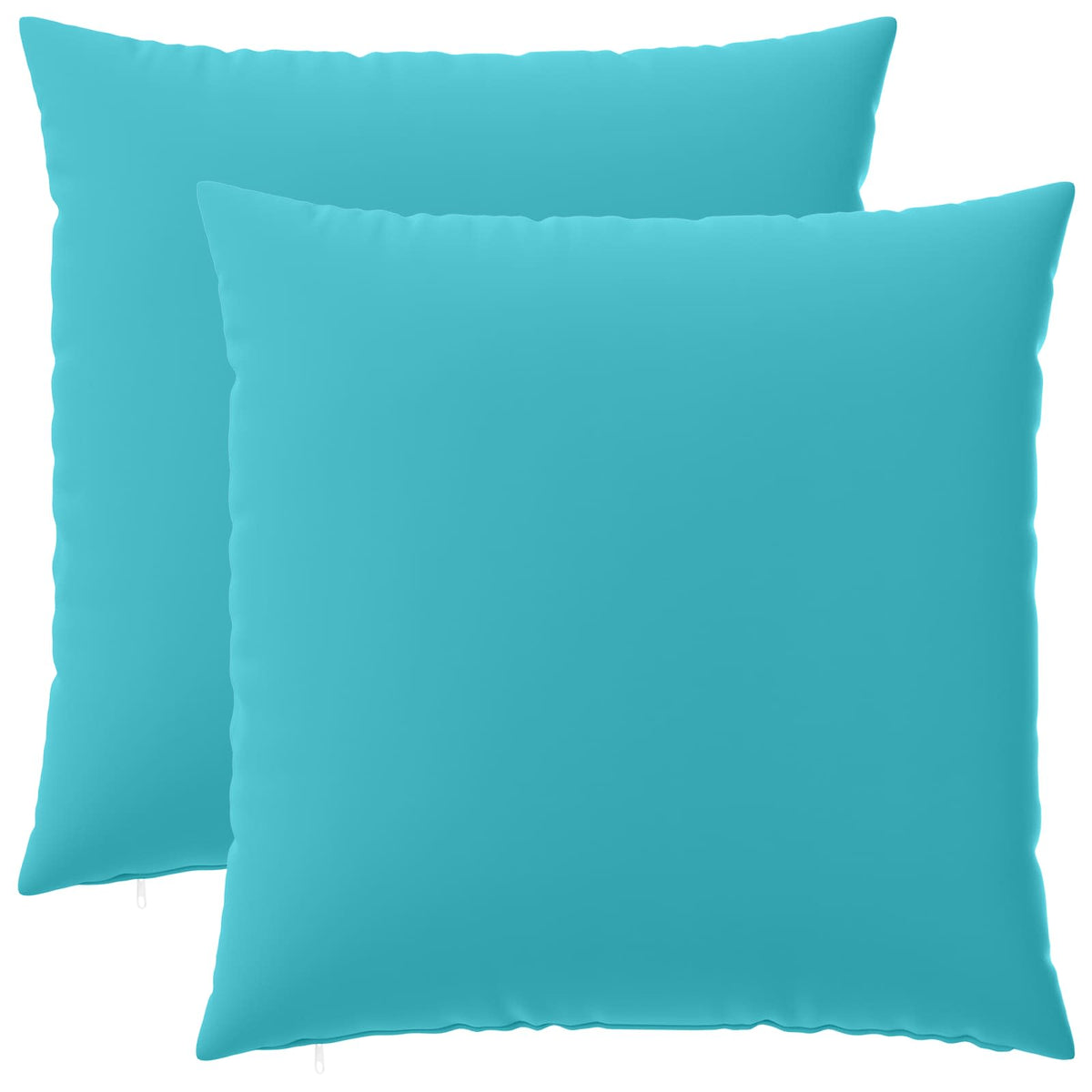 vidaXL Cushion with Pillow HEERLEN 2 pcs Turquoise Polyester