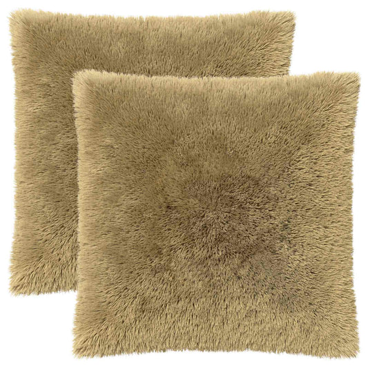 vidaXL Cushion with Pillow HEERLEN 2 pcs Light Grey PV Fleece