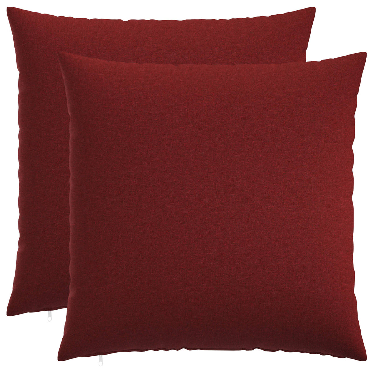 vidaXL Cushion with Pillow HEERLEN 2 pcs Wine Red Fabric