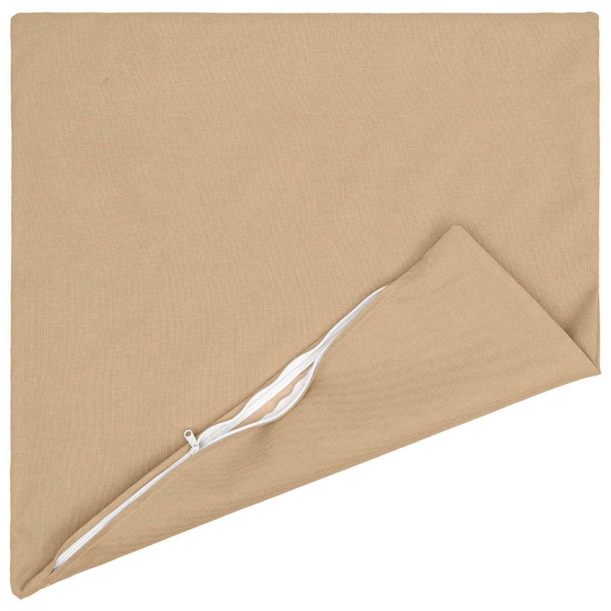 vidaXL Cushion with Pillow HEERLEN 2 pcs Cream Fabric