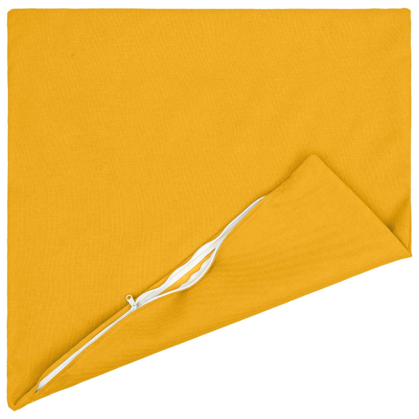 vidaXL Cushion with Pillow HEERLEN 2 pcs Light Yellow Fabric