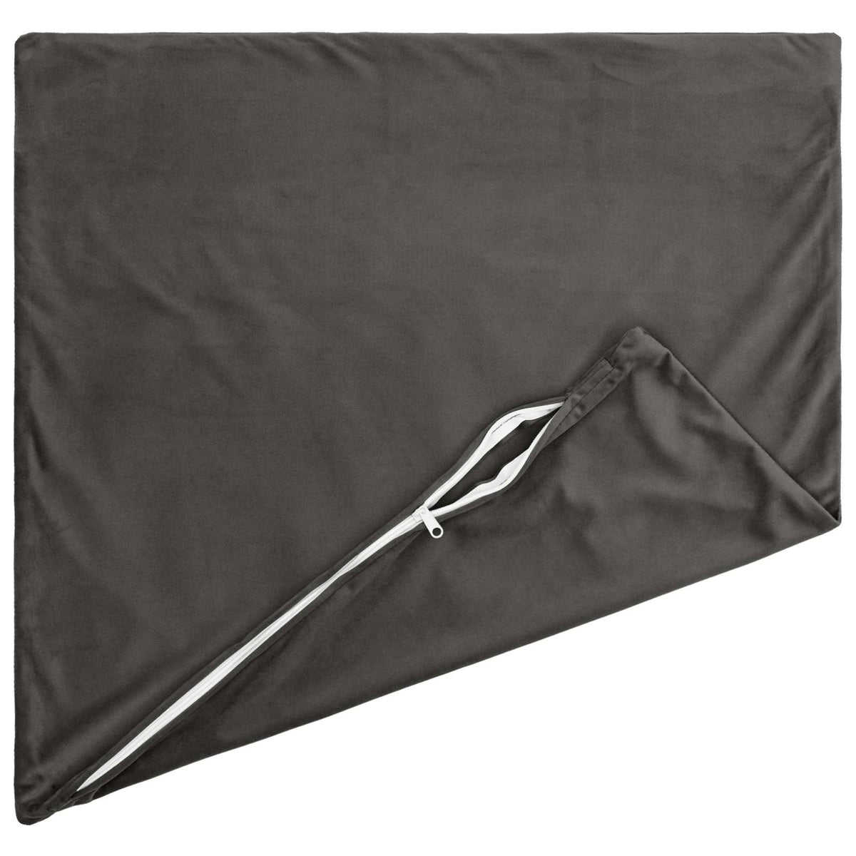 vidaXL Cushion with Pillow HEERLEN 2 pcs Dark Grey Velvet