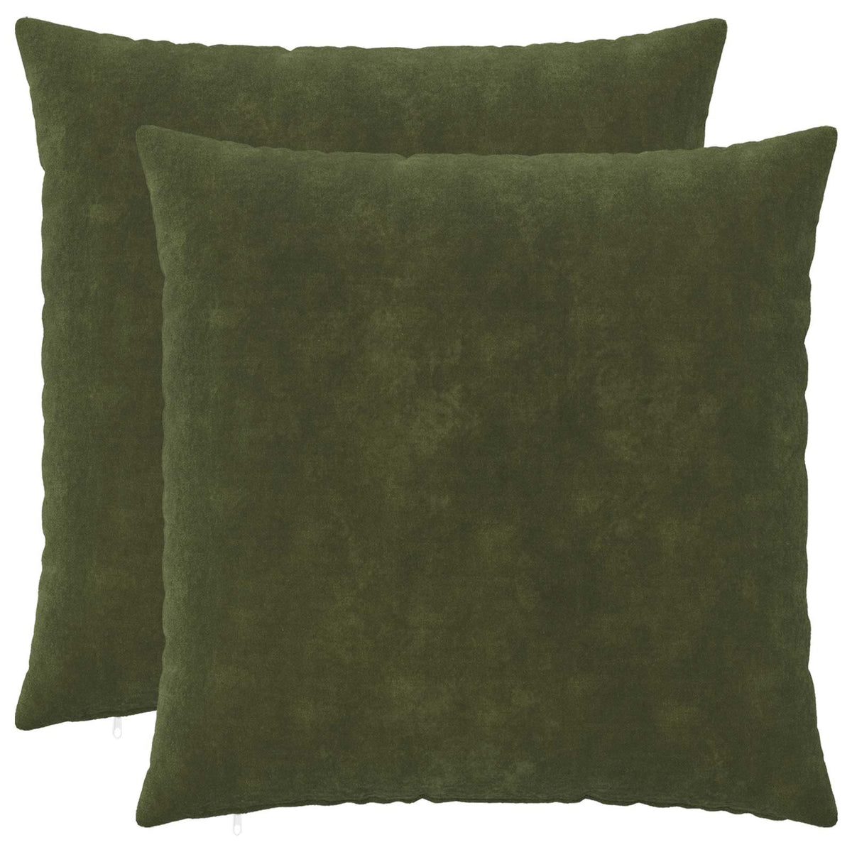 vidaXL Cushion with Pillow HEERLEN 2 pcs Green Microfiber Fleece