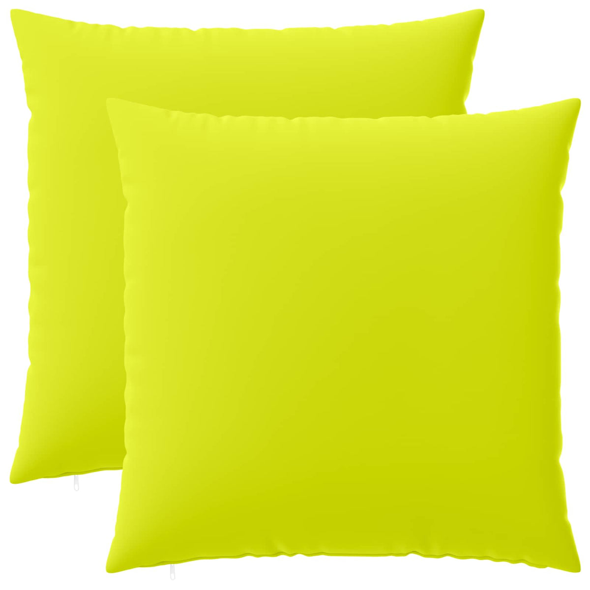 vidaXL Cushion with Pillow HEERLEN 2 pcs Bright Green Polyester