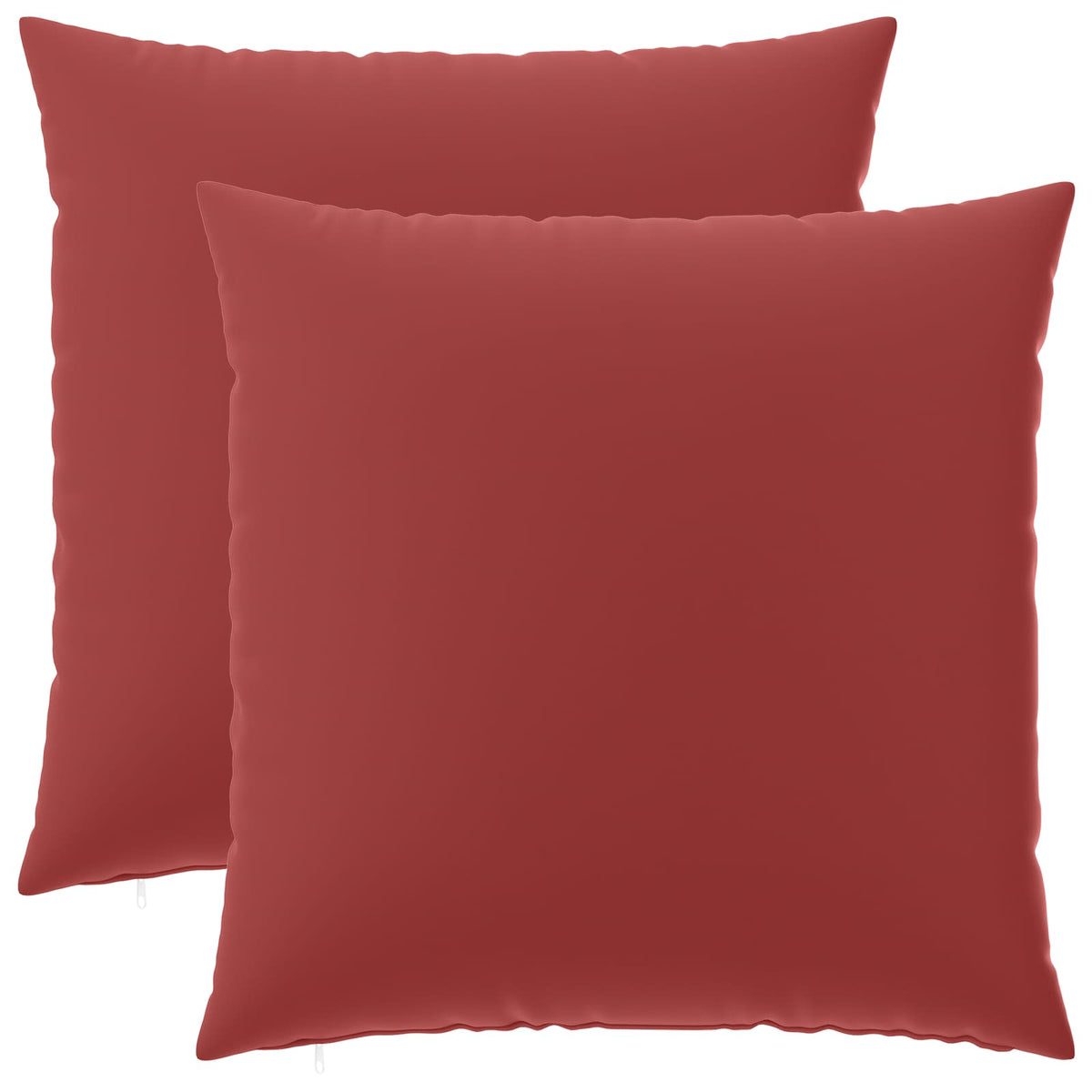 vidaXL Cushion with Pillow HEERLEN 2 pcs Wine Red Polyester