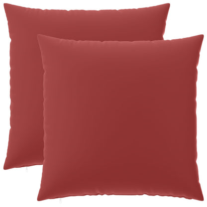 vidaXL Cushion with Pillow HEERLEN 2 pcs Wine Red Polyester