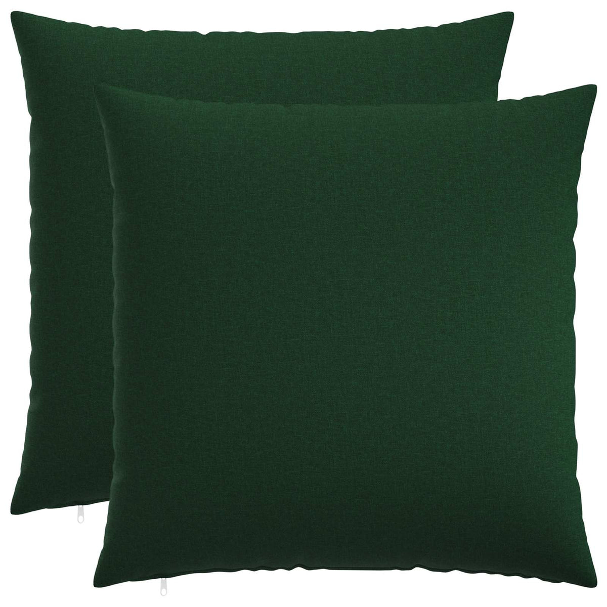 vidaXL Cushion with Pillow HEERLEN 2 pcs Dark Green Fabric