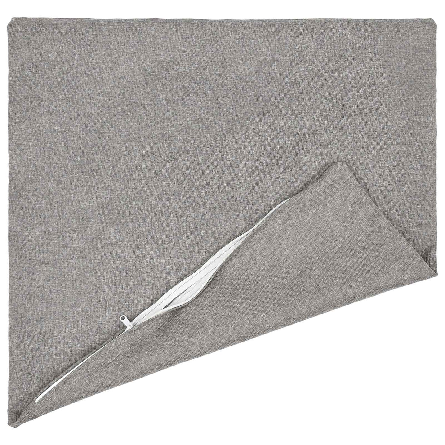 vidaXL Cushion with Pillow HEERLEN 2 pcs Cloud Grey Fabric