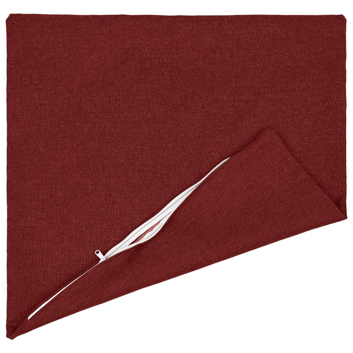 vidaXL Cushion with Pillow HEERLEN 2 pcs Wine Red Fabric