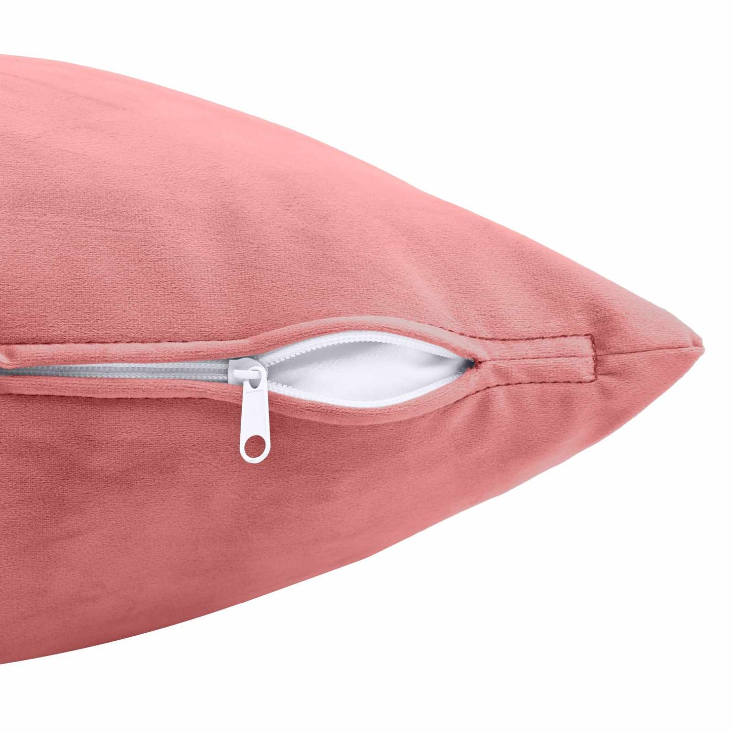 vidaXL Cushion with Pillow HEERLEN 2 pcs Pink Velvet