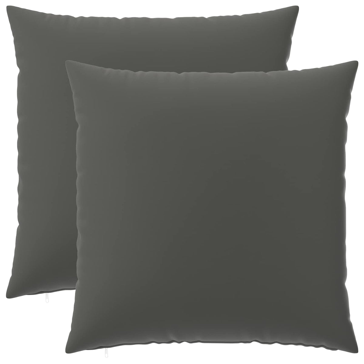 vidaXL Cushion with Pillow HEERLEN 2 pcs Anthracite Polyester