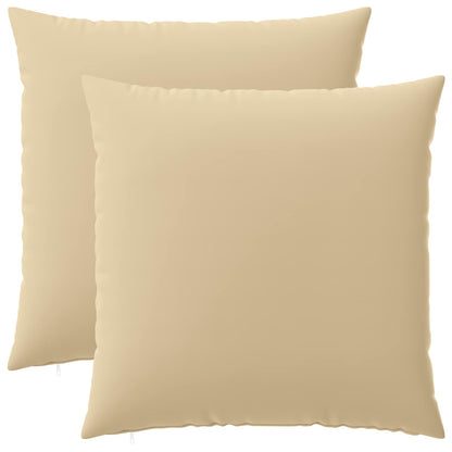 vidaXL Cushion with Pillow HEERLEN 2 pcs Beige Polyester