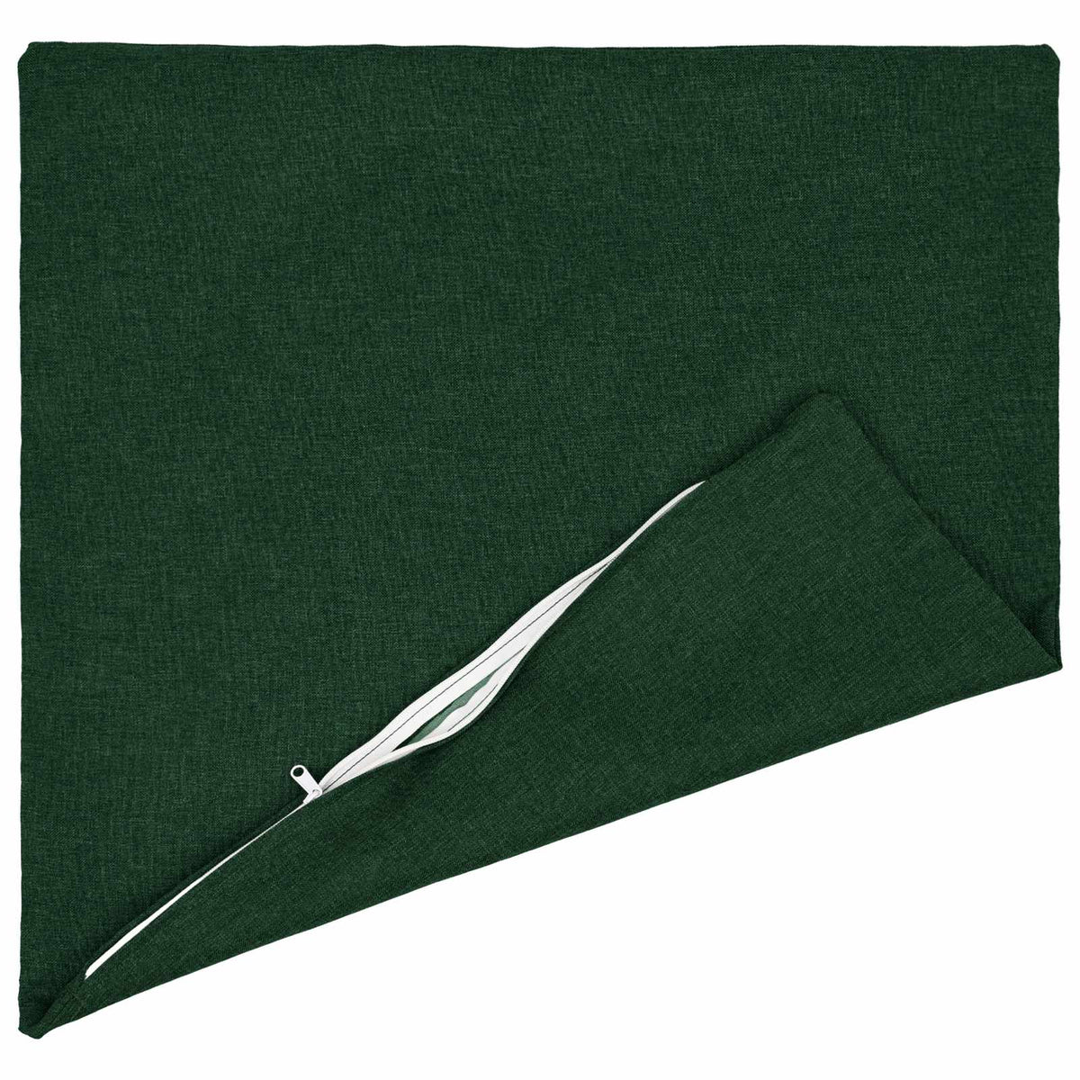 vidaXL Cushion with Pillow HEERLEN 2 pcs Dark Green Fabric
