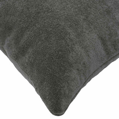 vidaXL Cushion with Pillow HEERLEN 2 pcs Anthracite Microfiber Fleece